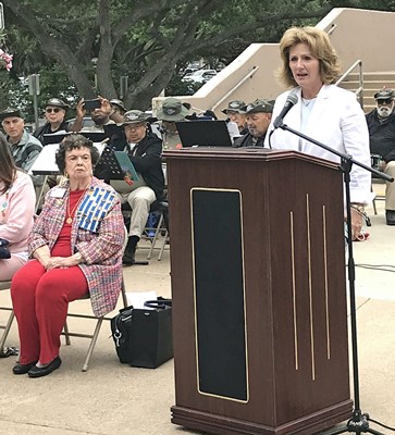 Honorary Partner ceremony for TX VVA Chapter 910 by the Corpus Christi Chapter NSDAR.